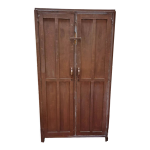 Vestiaire d'usine 2 portes en bois