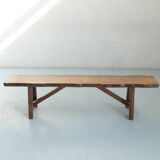 Massive oak bench published by Aranjou 1970