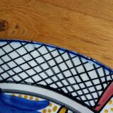 Hand painted decorative wall plate, Spain