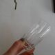 3 glass cut crystal Baccarat signed different