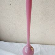 Single flower vase in pink opaline
