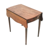 Antique Mahogany Royal Crown Stamped Pembroke Table