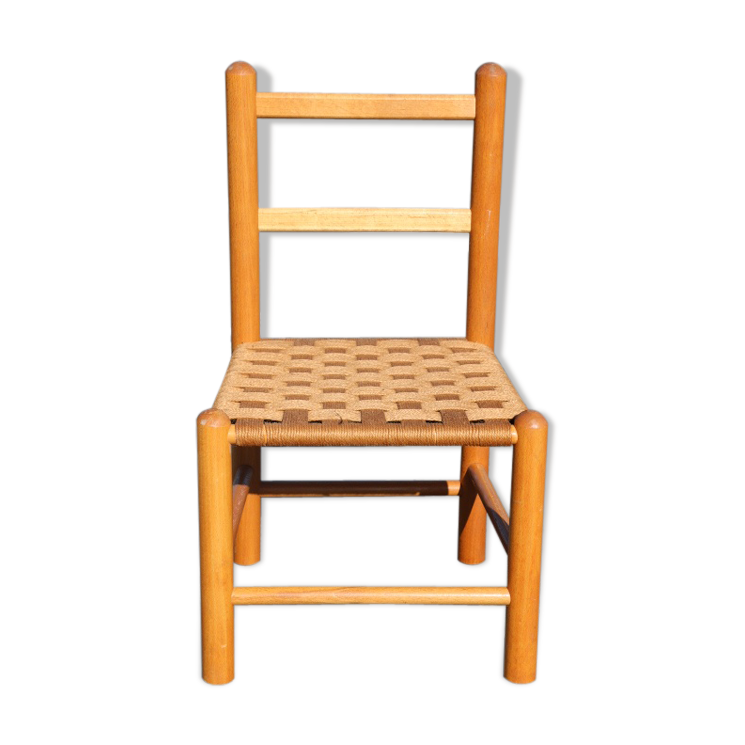 Child chair rope sitting, 1960