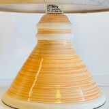 Geometric ceramic lamp by larec 80s