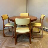 Baumann vintage round table (4 to 8 p.)