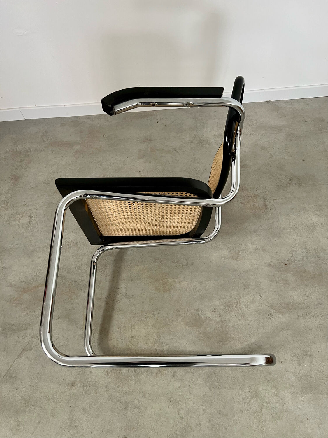 Old armchair Cesca B64 design Marcel Breuer 1970 Made in Italy