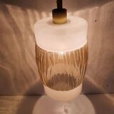 Vintage glass hanging lamp
