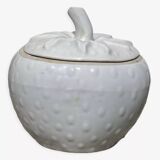 White porcelain candy dish