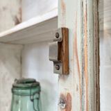 Furniture two body showcase, around 1900.