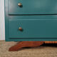 Art deco chest of drawers with mustache feet