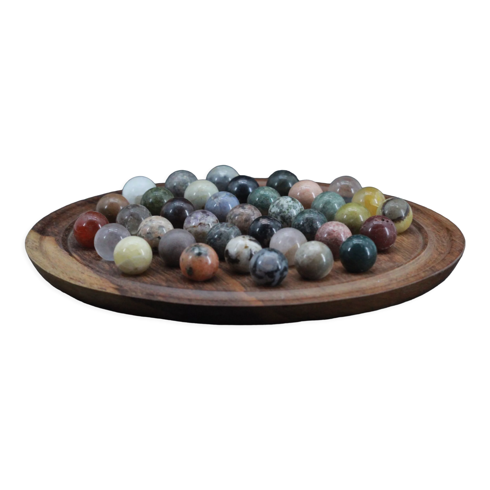 Solitaire game with stones