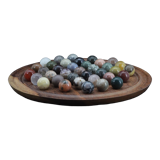 Solitaire game with stones