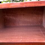 Varnished bedside tables