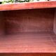 Varnished bedside tables