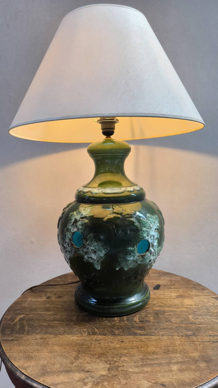 Ceramic lamp from the 60s
