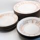 Set of 8 plates, 5 desserts and 3 hollow collection Maille de Niderviller