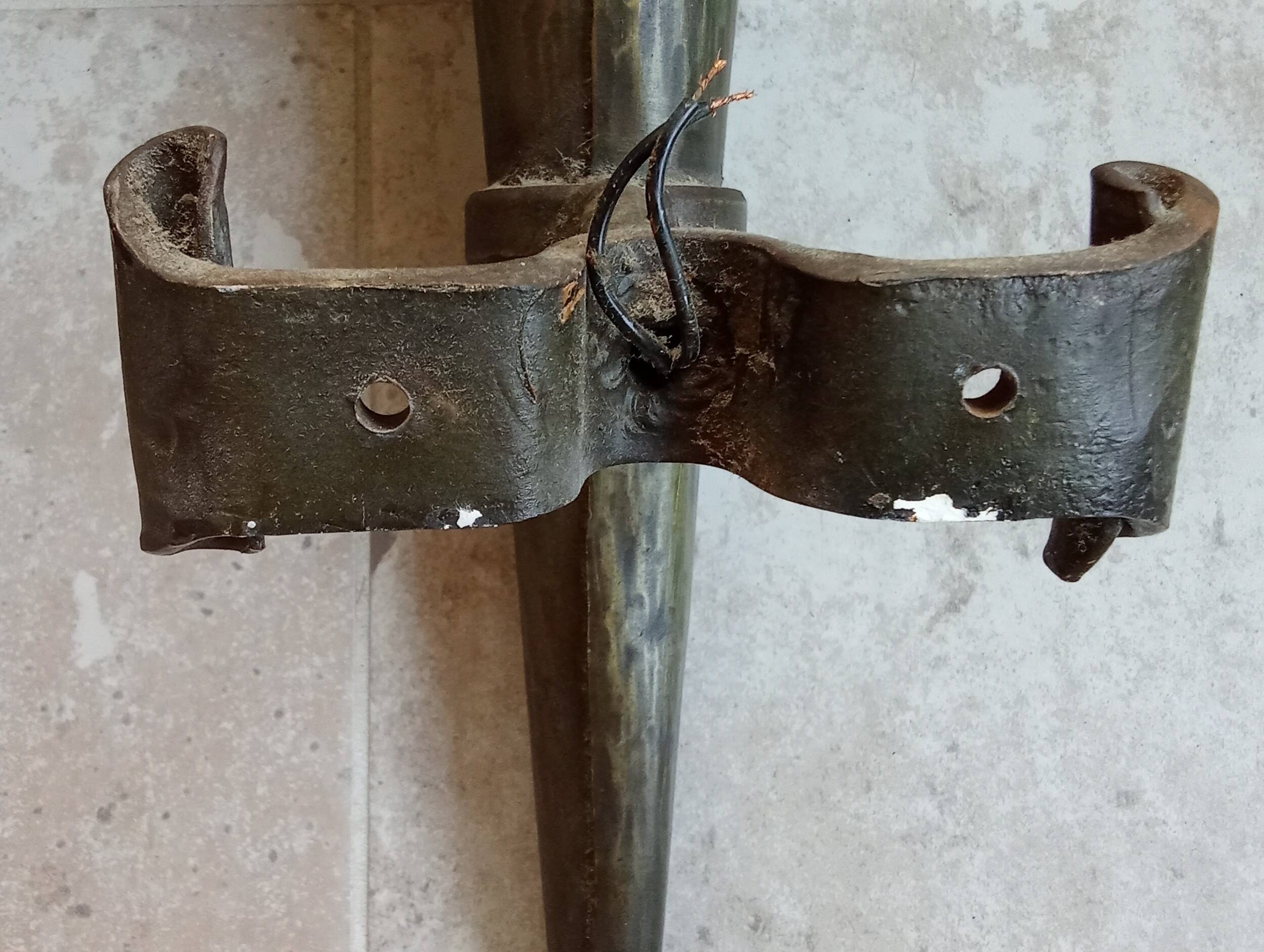 Antique pair of torchiere wall lights and lanterns