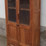 Old glazed teak cabinet