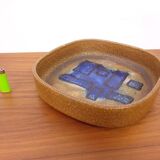 Glazed Lava Ceramic Bowl from Scheurich, Germany, 1970s