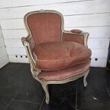 Louis XV style cabriolet armchair