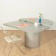 Table à manger Quadrondo, Erwin Nagel, Rosenthal, Argent