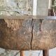 Tabouret, table d'appoint brutaliste