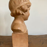 Bust child Henri Bargas
