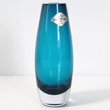 Vintage crystal vase from Vannes 1960