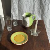 Set of 6 glass orangeade glasses H14.5 D7