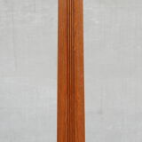 Art deco french oak floor lamp