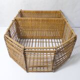 rattan shelf