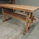 Old workbench side table bathroom furniture oak/beech 60x160cm