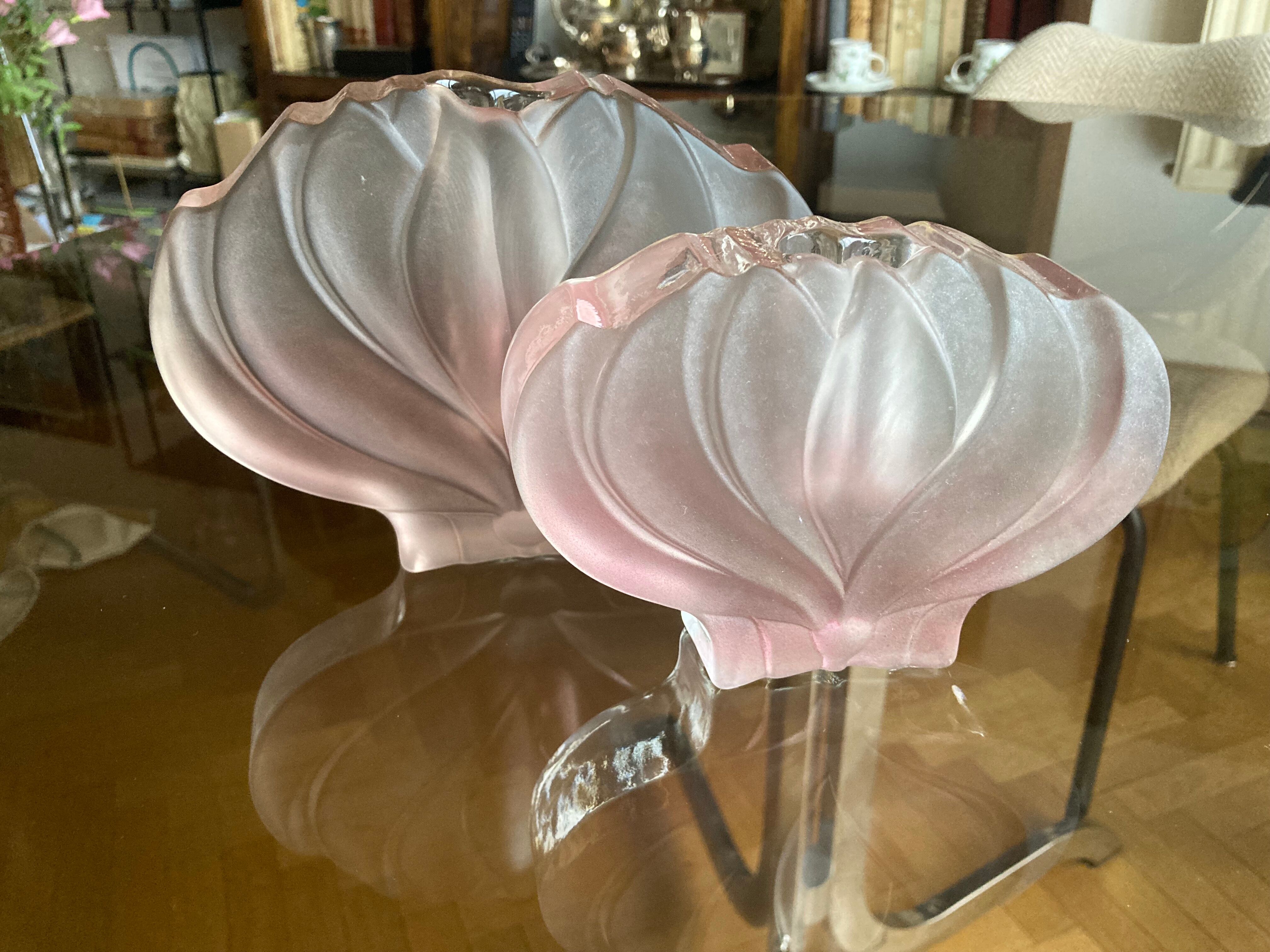 2 vases Walther glass