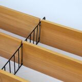 Vintage nisse string shelf bookcase 50s 60s midcentury