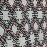 Traditional beige white and Berber brown carpet 206x133cm