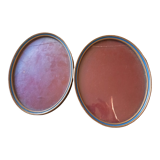 Lot 2 oval frames style art deco vintage