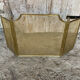 Fire Screen Grate Fireplace 3 Panels Brass 1970s Vintage