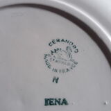 Lot de 6 assiettes à dessert anciennes Céranord-St Amand modèle IENA