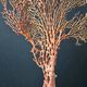 Gorgone Rouge XXL Wooden Base. H: 40 cm | Curiosity Decorative Object