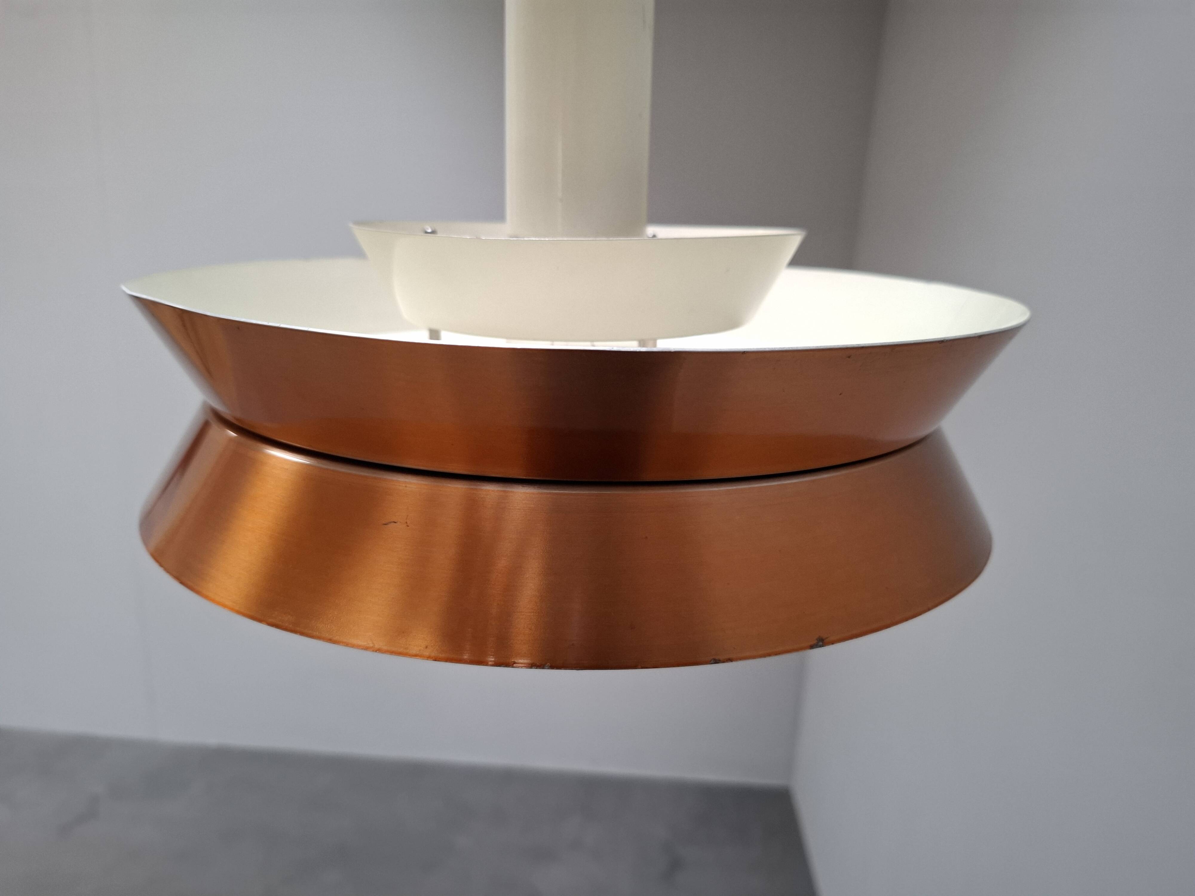 Vintage Danish Brass Pendant Light by Carl Thore for Granhaga, 1960s