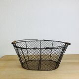 Vintage metal basket