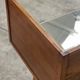 2 Showcases furniture of loom with drawers oak wood jewelry Art Deco 1930' compass feet