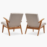 Pair of type 300-123 Puchaly armchairs