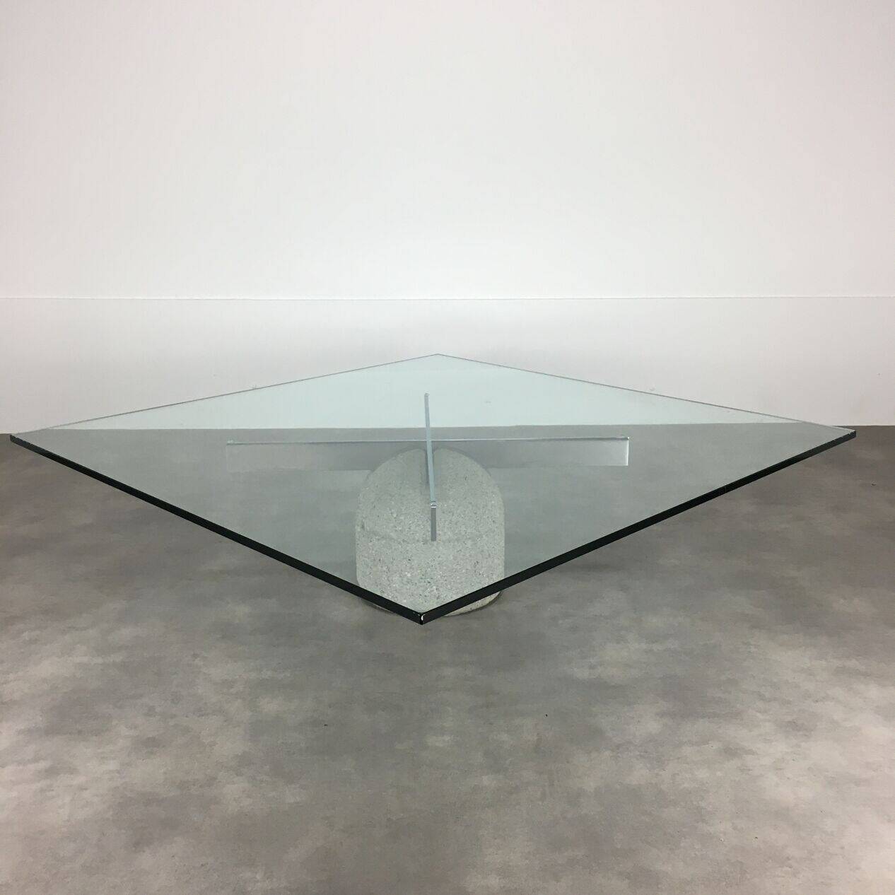 Paracarro coffee table by Giovanni Offredi for Saporiti, Italy 1970.