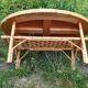 Bamboo and formica coffee table