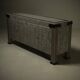 Maitland-Smith tessellated marble and brass sideboard 1980s