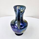 Pichet vase vintage en grès flammé de rambervillers vosges