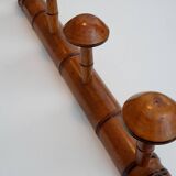 Wooden coat rack