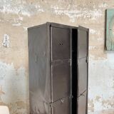 Industrial metal locker room