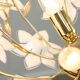 Vintage Italian Murano Glass Flower Chandelier